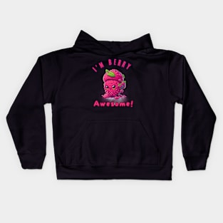 I am berry Awesome! Kids Hoodie